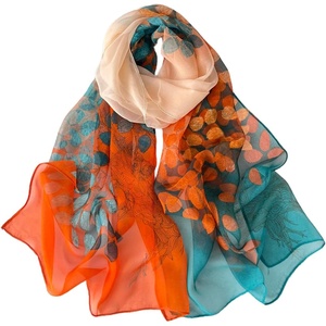 FAIRYGATE Schal Damen Halstücher Tuch Kopftuch Halstuch Schals Tücher Stola Weiches und Bequemes Georgette Material Vielseitig und Multifunktional B72(Db7228)