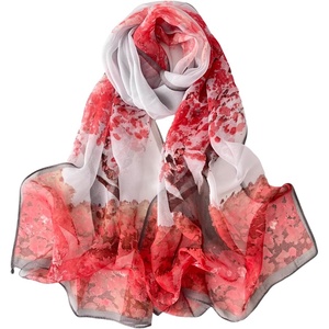 FAIRYGATE Schal Damen Halstücher Tuch Kopftuch Halstuch Schals Tücher Stola Weiches und Bequemes Georgette Material Vielseitig und Multifunktional B72(Db7219)