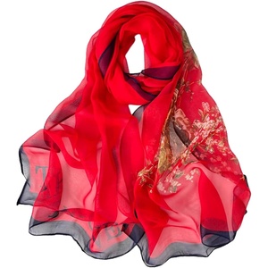 FAIRYGATE Schal Damen Halstücher Tuch Kopftuch Halstuch Schals Tücher Stola Weiches und Bequemes Georgette Material Vielseitig und Multifunktional B72(Db7216)