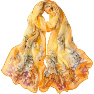 FAIRYGATE Schal Damen Halstücher Tuch Kopftuch Halstuch Schals Tücher Stola Weiches und Bequemes Georgette Material Vielseitig und Multifunktional B72(FDKRC3725)