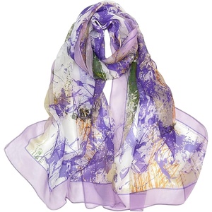 FAIRYGATE Schal Damen Halstücher Tuch Kopftuch Halstuch Schals Tücher Stola Weiches und Bequemes Georgette Material Vielseitig und Multifunktional B72(FDKRC3728)