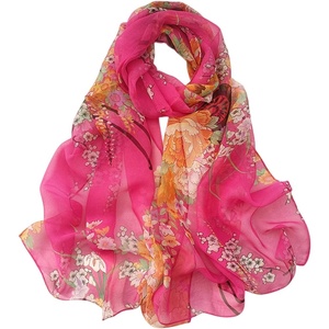FAIRYGATE Schal Damen Halstücher Tuch Kopftuch Halstuch Schals Tücher Stola Weiches und Bequemes Georgette Material Vielseitig und Multifunktional B72(Fdkra4710)