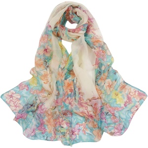 FAIRYGATE Schals & Tücher für Damen Modischer Damen Schal Stola Halstuch Tuch aus Chiffon für Frühling Sommer Ganzjährig(51016)