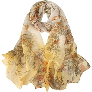 FAIRYGATE Schals & Tücher für Damen Modischer Damen Schal Stola Halstuch Tuch aus Chiffon für Frühling Sommer Ganzjährig(51033)