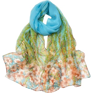 FAIRYGATE Schals & Tücher für Damen Modischer Damen Schal Stola Halstuch Tuch aus Chiffon für Frühling Sommer Ganzjährig(FDKRA5231)