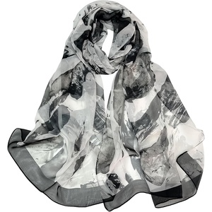 FAIRYGATE Schals & Tücher für Damen Seidenschals Damen Leicht Seidentuch Chiffon Silk Schal Halstuch Tuch Geschenk Frauen 20A41(FDKRA5135)