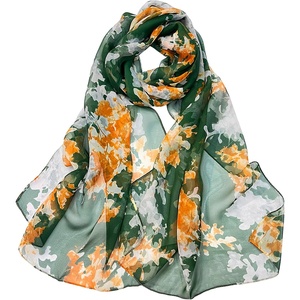 FAIRYGATE Schals & Tücher für Damen Seidenschals Damen Leicht Seidentuch Chiffon Silk Schal Halstuch Tuch Geschenk Frauen 20A41(FDKRA5136)