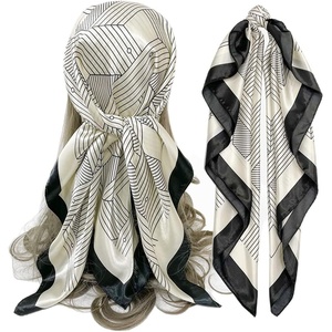 FAIRYGATE Seide Schal Damen Halstücher Seidentuch Schals Halstuch Seidenschal Scarf Bandana Taschentuch Handgelenk Kopftücher Einheitsgröße 78(78015)