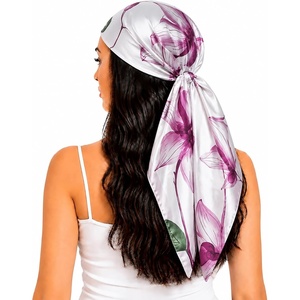 FAIRYGATE Seide Schal Damen Halstücher Seidentuch Schals Halstuch Seidenschal Scarf Bandana Taschentuch Handgelenk Kopftücher Einheitsgröße 78(Fdas28018)