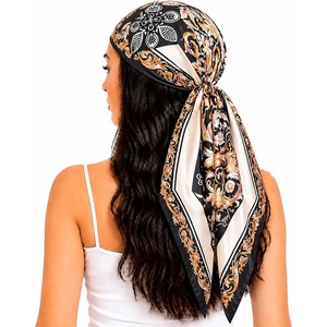 FAIRYGATE Seide Schal Damen Halstücher Seidentuch Schals Halstuch Seidenschal Scarf Bandana Taschentuch Handgelenk Kopftücher Einheitsgröße 78(Fdgh91015)