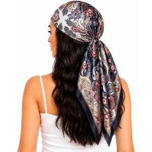 FAIRYGATE Seide Schal Damen Halstücher Seidentuch Schals Halstuch Seidenschal Scarf Bandana Taschentuch Handgelenk Kopftücher Einheitsgröße 78(Fdhzl61023)