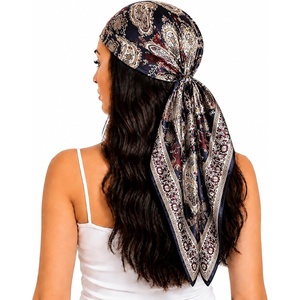 FAIRYGATE Seide Schal Damen Halstücher Seidentuch Schals Halstuch Seidenschal Scarf Bandana Taschentuch Handgelenk Kopftücher Einheitsgröße 78(Fdhzl77024)