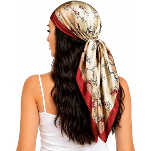 FAIRYGATE Seide Schal Damen Halstücher Seidentuch Schals Halstuch Seidenschal Scarf Bandana Taschentuch Handgelenk Kopftücher Einheitsgröße 78(Fdwxa2515)