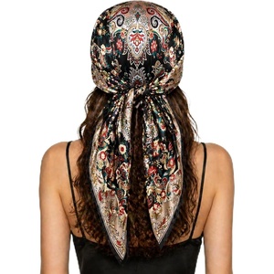 FAIRYGATE Seide Schal Damen Halstücher Seidentuch Schals Halstuch Seidenschal Scarf Bandana Taschentuch Handgelenk Kopftücher Einheitsgröße 78(Mehrfarbig)