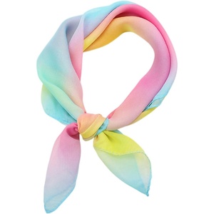 FAIRYGATE Seidenschal Damen Chiffon Elegante Seidentuch Haare Satintuch Halstuch Bandana Tuch Kopftücher Taschentuch Ansatz Scarf DA27(Fdwxa2624)