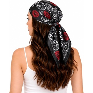FAIRYGATE Seidentuch Damen Seidentuch Seide Leicht Seidenschal Bandana Halstuch Kopftuch Elegante Schal Tuch Geschenk für Frauen DA21(Da2109)