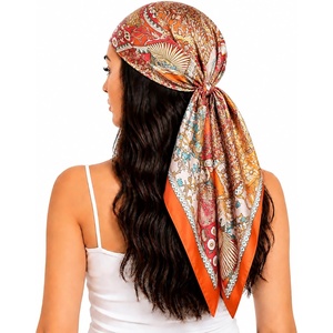 FAIRYGATE Seidentuch Damen Seidentuch Seide Leicht Seidenschal Bandana Halstuch Kopftuch Elegante Schal Tuch Geschenk für Frauen DA21(Da2122)