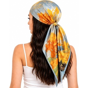 FAIRYGATE Seidentuch Damen Seidentuch Seide Leicht Seidenschal Bandana Halstuch Kopftuch Elegante Schal Tuch Geschenk für Frauen DA21(Fdas29010)